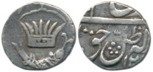 Amjad Ali Shah (AH 1258-1263; 1842-1847 AD), Silver 1/8 Rupee, 1.49g, Lucknow Mint, AH 12x