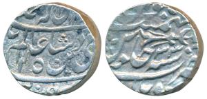 Nawab Hayat Muhammad Khan (1777-1808 AD), Silver Rupee, 11.06g, Bhopal Mint, in the name o