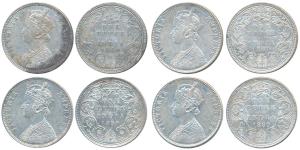 Victoria Empress, Silver Rupee, 1880, Calcutta Mint, A1 / I / C incuse, (Prid 118); Bombay