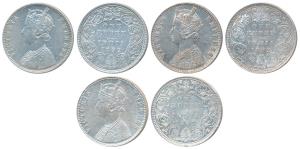 Victoria Empress, Silver Rupee, 1892, Calcutta Mint, C3 / I / C incuse, (Prid 133); Bombay