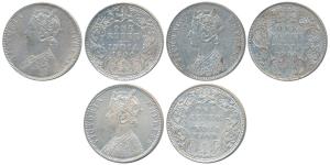 Victoria Empress, Silver Rupee, 1900, Calcutta Mint, C3 / I / C incuse, (Prid 138); Bombay