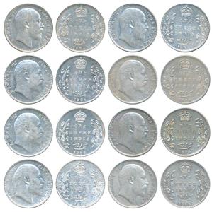 Edward VII, Silver Rupee, 1903, Bombay Mint, B incuse and without dot on the vine, (Prid 1