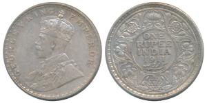 George V, Silver Rupee, 1911, Bombay Mint, (Prid 217). About Extremely Fine, Scarce.