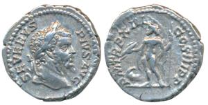 Roman, Septimius Severus (193-211 AD), Silver Denarius, 3.27g, obv. laureate head to right