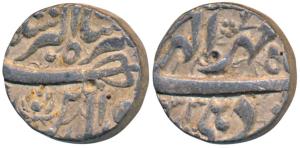 Jahangir, Silver Rupee, 11.42g, Delhi Mint, Month Mihir, AH 1033, Khanda like symbol to le