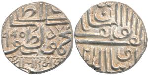 Bharmalji I (VS 1642-1688, 1586-1632 AD), Silver ½ Rupee, 5.6 g, in the name of Mahmud bin