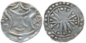 Burma (Myanmar), Kingdom of Funan, Silver Unit, 8.77g, obv.stylized rising sun (likened to