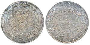 Yemen, al-Mutawakkil Yahya ibn Muhammad, Silver Imadi Riyal, frozen AH 1322 (year of acces