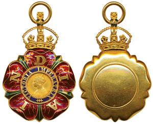 The Most Eminent Order of the Indian Empire, Companion’s (C.I.E.), 1st type Breast Badge, 