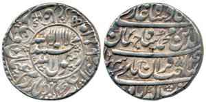 Shah Jahan(AH 1037-1068; 1628-1658 AD), Silver Rupee, 11.40g, Akbarabad Mint, AH 1040, Kal