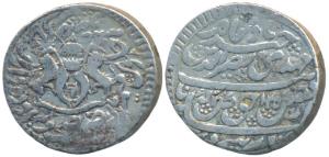 Nasir-ud-din Haider (AH 1243-1253; 1827-1837 AD), Silver Rupee, 11g, Dar us Saltanat Lakhn