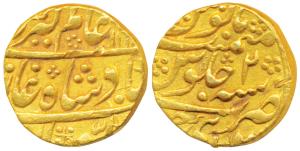 Mughal Issue, Gold Mohur, 10.81g, Sawai Jaipur Mint, in the name of Alamgir II, AH 116X/2 