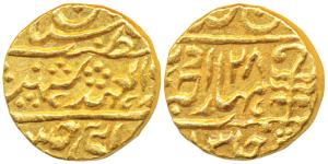 Man Singh II(AH 1341-1369; 1922-1949 AD), Gold Mohur, 10.81g, Sawai Jaipur Mint, with the 