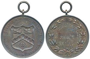Elphinstone College & Royal Institute of Science, Silver Medal, 48.49g, rev. within wreath
