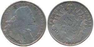 Germany, Bavaria, Maximilian III Joseph, Silver Thaler, 27.16g, 1755, (KM 500). Fine+.