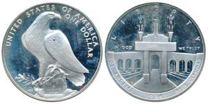 United States of America, Silver 1 Dollar, 26.73 g, 1984 (KM 210). Proof.