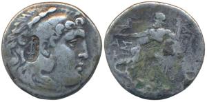 Pamphylia, Perge, Alexander III (c. 221-189 BC), Silver Tetradrachm, 15.76g, obv. head of 