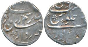 Farrukhsiyar (AH 1124-1131; 1713-1719AD), Silver Rupee, 11.41g, Bankapur Mint, complete mi
