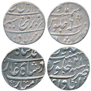 Farrukhsiyar, Silver Rupee, 11.57g, Murshidabad Mint, AH (11)29/6 (KM 377.49); Muhammad Sh