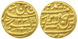 Sa’adat Ali (AH 1213-1230; 1798-1814 AD) Gold Mohur, 10.62g, Muhammadabad Banaras Mint, in