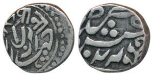 Anonymous issue, Silver ¼ Rupee or 4 Anna, 2.64g, second series, written as ‘Char Anna’, R