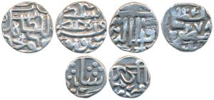 Gwalior, Jayaji Rao, Silver ¼ Rupee, 2.68g, Lashkar Mint, in the name of Shah Alam II, bow