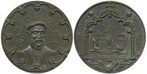 Goa, Bronze Medal, 255g, Commemorating the 500th Anniversary of Vasco Da Gama's birth in 1
