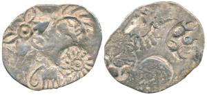 Archaic Punch Marked Coinage, ‘Allahabad Hoard’ type, attributed to Vatsa Janapada, Silver