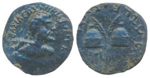 Indo-Greeks, Antialcidas (c. 115-95 BC), Copper Unit, 4.05g, obv. diademed bust of Zeus to