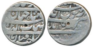 Shah Jahan, Silver Rupee, 11.13g, Zafarnagar Mint, Month Aban (KM 224.19). Fine+, Scarce.