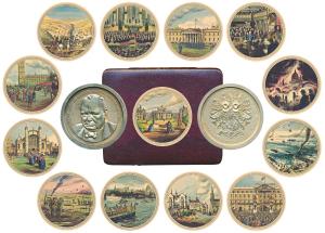 Sir Winston Churchill Centenary Medal, Silver Gilt, 1974, the medal made with the purpose 