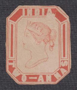 1890 Essay 2a, orange red on yellowish wove paper, Spence 25, cut to shape, hinge mark on 