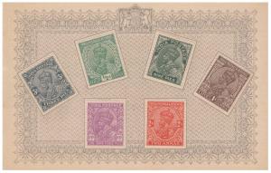 1934 Souvenir booklet containing complete set of 1926-33 KGV mult star wmk and 1929 Airmai
