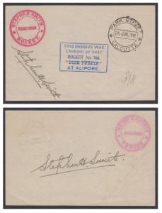 1938, Rocketgram, Rocket No. 166 “Dick Turpin” was tested on 26 June 1948 at Alipore. Frie