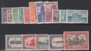 1949 Archaeological Series, set of 16, MNH, fine