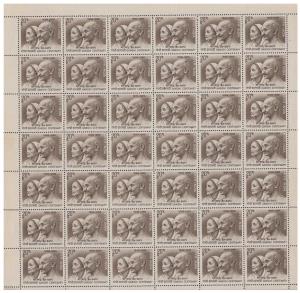 1969 Birth Centenary of Mahatma Gandhi, set of 4, #496a, complete sheet of 42 and 35 X 2 a