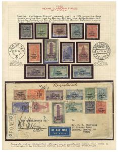 1953 Military stamps opt. for Korea, complete set of 12, SGK1-12, MNH, + set of 12 on regi