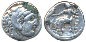 Kingdom of Macedonia, Alexander III (c. 336-323 BC), Silver Tetradrachm, 3.76g, obv. head 