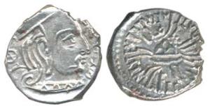 Western Kshatrapas, Kardamaka family, Svami Rudrasena III son of Svami Rudradaman II (348-