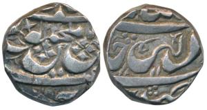 Sikh feudatory, Mehmood Shahi, Silver Rupee, 10.89g, Derajat Mint, struck by Nawab of Dera