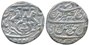 Nasir-ud-din Haider (AH 1243-1253; 1827-1837 AD), Silver Rupee, 11.06g, Dar-us-Sultanate L