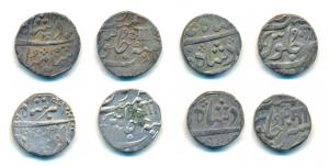 Manaji Rao (AH 1204-1208; 1789-1793 AD), Silver Rupee (2), in the name of Shah Alam II, na