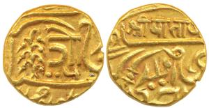 Umaid Singh (VS 1975-2004; 1918-1947 AD), Gold Mohur, 11.02g, with the name of George VI, 