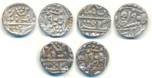 Ram Singh II (VS 1885-1923; 1828-1866 AD), Silver Rupee (3), with the name of Victoria, RY