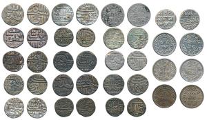 A set of all different Silver Kori (19), represented by 17 different rulers of the Kutch s