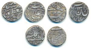 Muhammad Ibrahim Ali Khan, Silver Rupee (3), with the name of George V, AH 1341, 1923 AD (