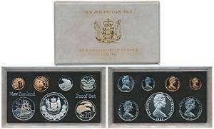New Zealand, Elizabeth II, Proof set on 50th Anniversary of New Zealand’s coinage, 1933-19