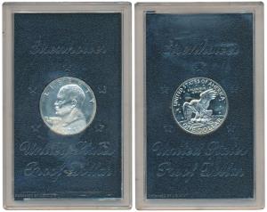 United States of America, Proof Dollar, Eisenhower,1971. In plastic case of issue.