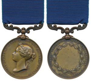 Bombay Presidency Rifle Association, Bronze Medal, obv. bust of Victoria to left, Victoria