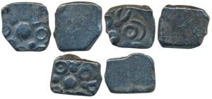 Archaic Punch Marked Coinage, attributed to Avanti Janapada, Western Madhya Pradesh, Silve